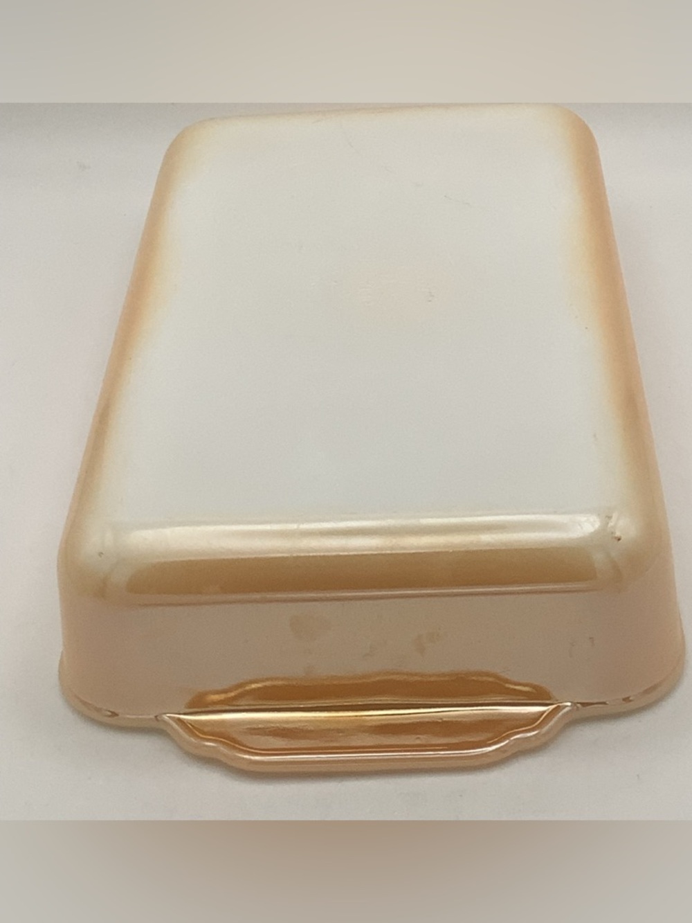 Vintage Fire King Copper Tint Rectangular Baking Dish - Picture 7 of 11
